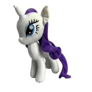 My Little Pony Rarity Unicorn Plush – Purple White Diamond – Toy Factory‎ – 10"